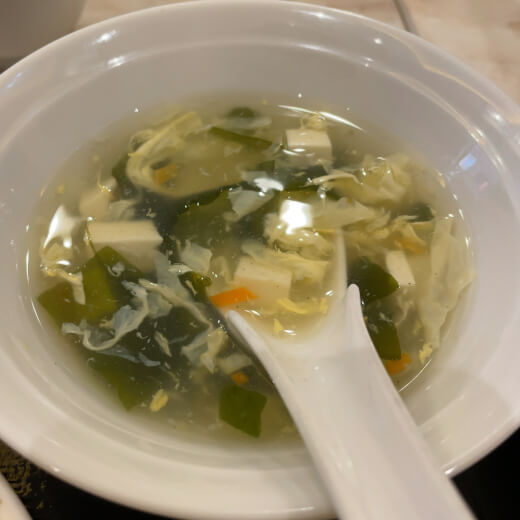 華錦飯店新館　スープ